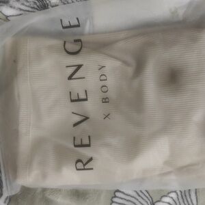 Revenge X Body Cream Racerback Wide Straps Bodysuit